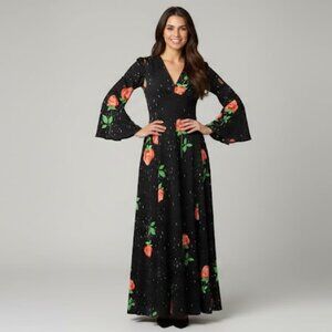 Vintage 1984 Edith Flagg California maxi dress